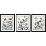 Quadro DKD Home Decor Fiori (50 x 2 x 60 cm) (3 pcs)