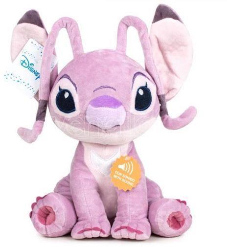 Disney Stitch Angel Soft Peluche Con Suono 30cm Disney - 2