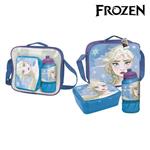 Portamerenda con Accessori Frozen Azzurro