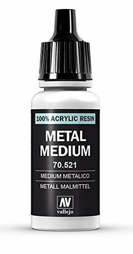 Vallejo Model Color. Vernice acrilica, tubetto da 17Â ml Metal Medium