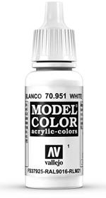 Vallejo 70.951 pittura Bianco Bottiglia 17 ml