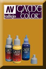 Vallejo extra Opaque 17Â ml vernice acrilica, colore: Nero Heavy Goldbrown