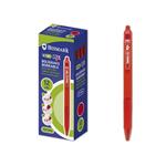 Bismark 330217 penna a sfera Rosso Penna a sfera retrattile a clip Medio 12 pz