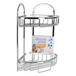 Scaffale da Bagno Confortime Alluminio (23 x 23 x 42 cm)