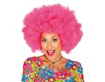 Parrucca Afro Maxi Rosa