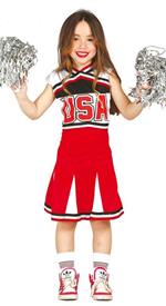 Vestito Cheerleader 5-6 Anni