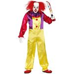 Costume Da Clown Assassino Giallo - Taglia M 48