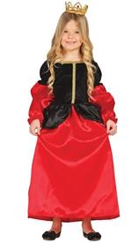 Costume Dama Di Corte Regina Medievale. Da 5 Anni