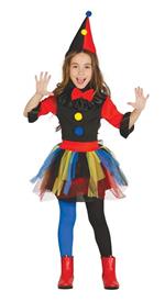 Vestito Clown Killer Bambina 5-6 Anni