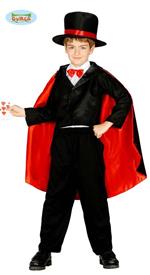 Costume mago prestigiatore illusionista. Da 5 anni