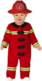 Costume Vigile Del Fuoco Bambino 12-24 Mesi