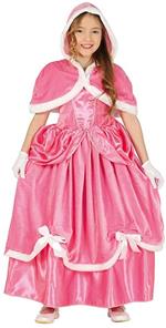 Costume principessa inverno rosa. Da 7 anni