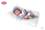 Bambola Pipo neonato con pompon e cuscino in cotone – 50035