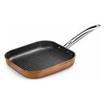 Padella griglia strisce Monix M740030 Grill 28 cm Marrone Nero