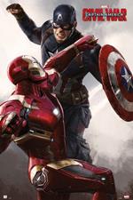 Marvel: Captain America Civil War Cap Vs Iron Man (Poster 61x91,50 Cm)