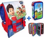 Set Completo Scuola Paw Patrol Chase e Marshall Zaino con Astuccio