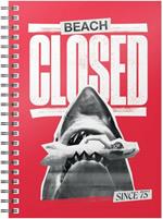 Jaws Beach Closed Spiral Notebook