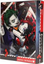 Dc Comics Jigsaw Puzzle Con 3d-effect The Joker & Harley Quinn Manga (100 Pieces) Sd Toys