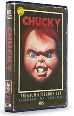 Sd Toys Chucky Stationery Vhs Notebook Gift Set Idea Regalo New
