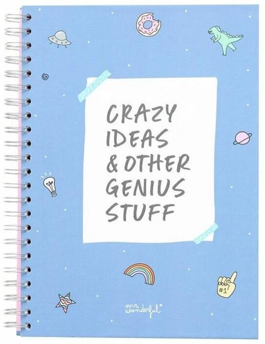 Quaderno Mr Wonderful. Crazy ideas & other genius stuff