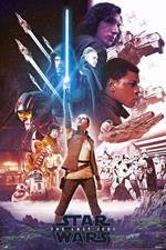 Maxi Poster 61x91,50 Cm Star Wars Viii Blue Saber