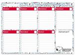 Block Planner settimanale A4 Snoopy Rebel with Paws - 21x29,8 cm