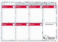 Block Planner settimanale A4 Snoopy Rebel with Paws - 21x29,8 cm