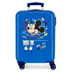 Mickey Colour Mayhem Azul Trolley Da Cabina Abs 55 Cm 4 Ruote