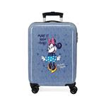 Minnie Make It Rain Bows Trolley Da Cabina Abs 55 Cm 4 Ruote