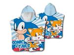 Sonic The Hedgehog Cotone Poncho Asciugamano Sega