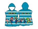 Super Mario Bros Here We Go Super Microfibre Poncho Asciugamano Nintendo