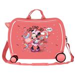 Minnie Loving Life Trolley Cavalcabile Abs 4 Ruote