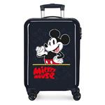 Mickey Mouse Fashion Trolley Abs 55Cm 4 Ruote Nero