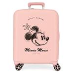 Minnie You Are Magic Trolley ABS 55 cm 4 Ruote Rosa Nude