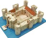 Castello di Bodiam Sec. XIV East Sussex England 5850 pcs Scala 1:180 Model ADS1014