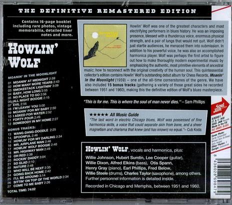 Moanin' in the Moonlight - CD Audio di Howlin' Wolf - 2