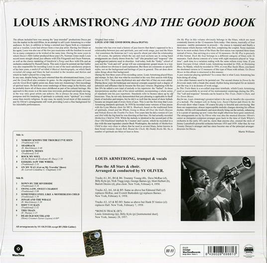 And the Good Book - Vinile LP di Louis Armstrong - 2