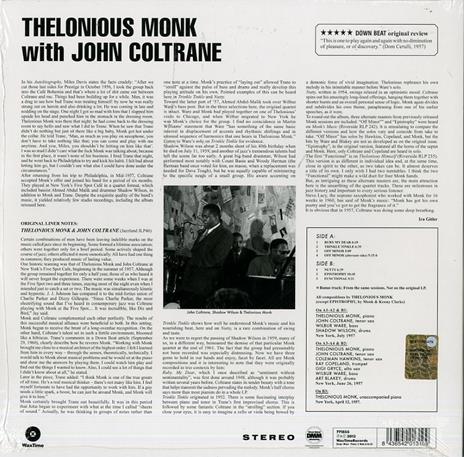 Thelonious with John - Vinile LP di John Coltrane,Thelonious Monk - 2