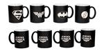 Justice League B/W Ceramic 4 Mugs Set