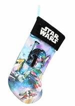 Sw Boba Fett Xmas Sock 45 Cm