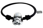 Star Wars. Stormtrooper Silver Bracelet Blck Rbr