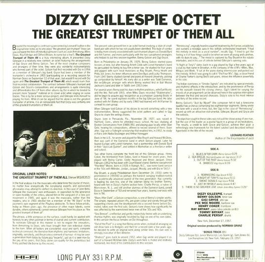 The Greatest Trumpet of Them All - Vinile LP di Dizzy Gillespie - 2