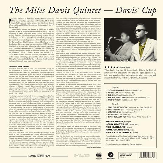 Davis' Cup - Vinile LP di Miles Davis - 2