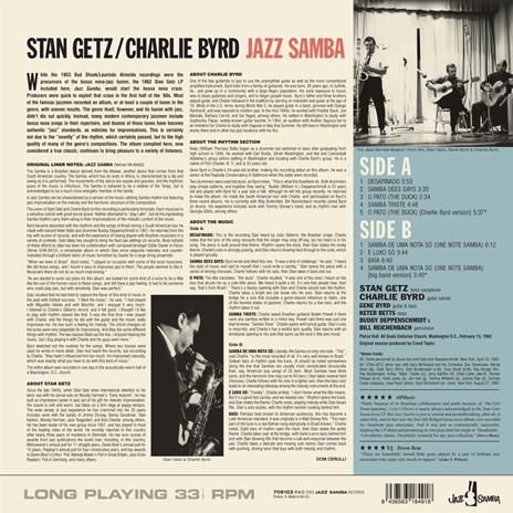 Jazz Samba - Vinile LP di Stan Getz,Charlie Byrd - 2