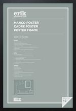 Erik: Poster Frame Black (Cornice Nera 61X91,5 Cm)