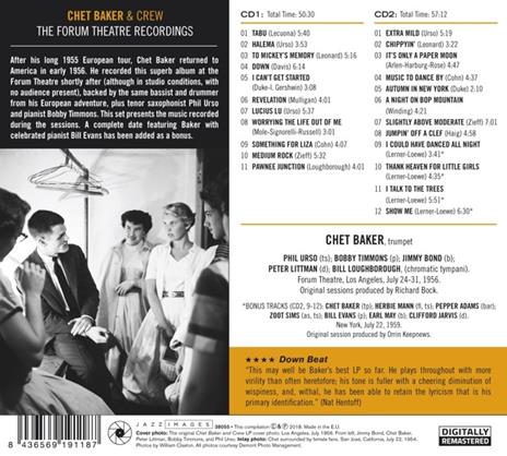 And Crew (Digipack + Bonus Tracck) - CD Audio di Chet Baker - 2