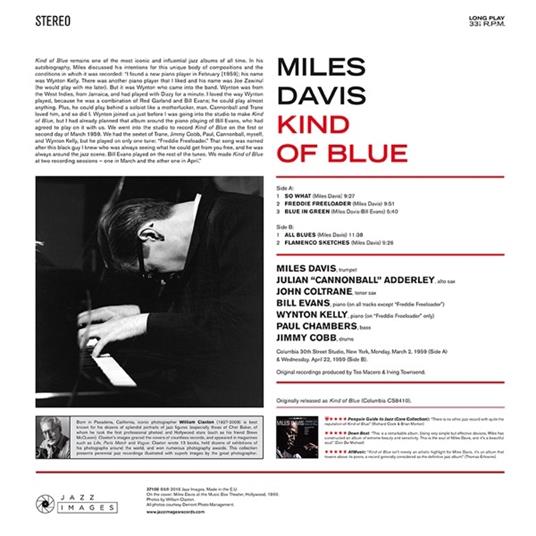 Kind of Blue - Vinile LP di Miles Davis - 2