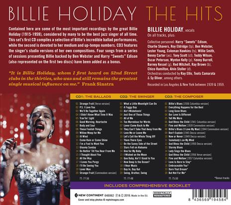 The Hits - CD Audio di Billie Holiday - 2