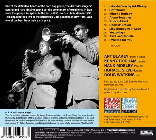 At the Café Bohemia - CD Audio di Art Blakey & the Jazz Messengers - 2