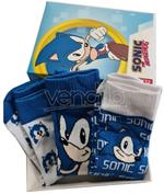 Sonic The Hedgehog Assortiti Pack 3 Calzini Adulto Sega